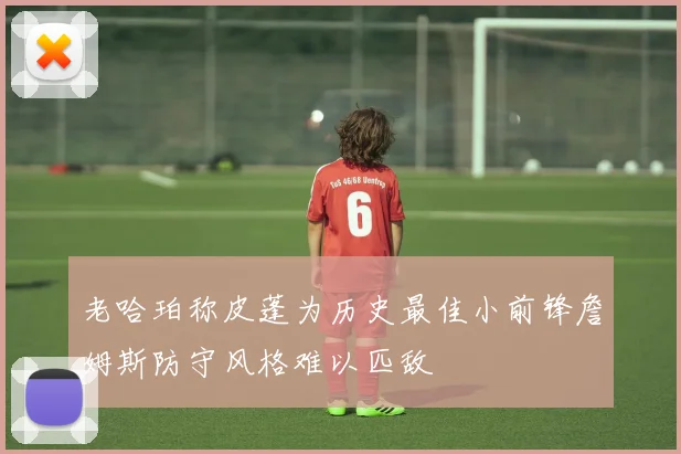 老哈珀称皮蓬为历史最佳小前锋詹姆斯防守风格难以匹敌